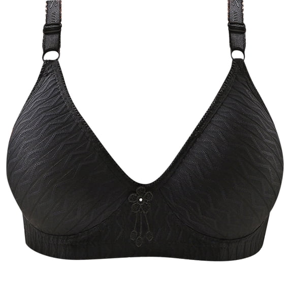 DDAPJ pyju Women's Invisibles Comfort Lightly Lined Seamless Wireless Triangle Bralette Bra