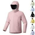 thumbnail image 1 of DDAPJ pyju Women's Rain Jackets Waterproof with Hood Lightweight Rain Suit for Women Ladies Rain Coats Outdoor Windbreaker Green XXXL, 1 of 7