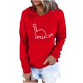 thumbnail image 1 of DDAPJ pyju Womens Casual Hoodies 2023 Fall Prime Day Clearance,Teen Girls Cute Graphic Hooded Sweatshirt Long Sleeve Drawstring Pullover Tops with Pocket, 1 of 4