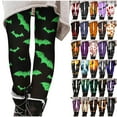 thumbnail image 1 of DDAPJ pyju Womens Funny Printed Leggings Halloween Themed Casual Yoga Pants Footless Stretchy Tights Witch Cosplay Costume Bottoms Multicolor M, 1 of 8
