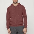 thumbnail image 1 of DDAPJ pyju Zip Up Hoodies for Men Dialysis Sweatshirts with Arm Zipper Full-Zip Hemodialysis Sweatshirt Jacket with Pockets Wine L, 1 of 7