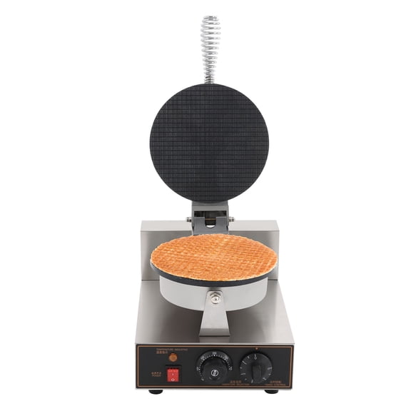 DDBESSIC 1200W Commercial Ice Cream Cone Machine Waffle Cone Maker Electric Egg Roll Mold for Home Restaurant