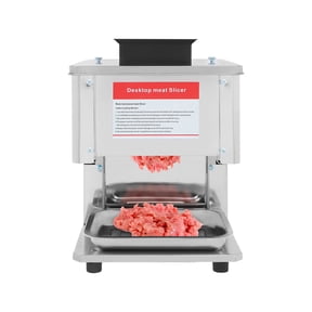 1500W Commercial Meat Cutter Machine Meat Slicer for Pork Beef Fish 0.2in Thickness