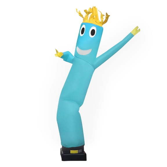 DDBESSIC 3m/10ft Advertising Inflatable Tube Guy Waving Dancing Figure Blow Up Giant Waving Arm Fly Puppet Blue