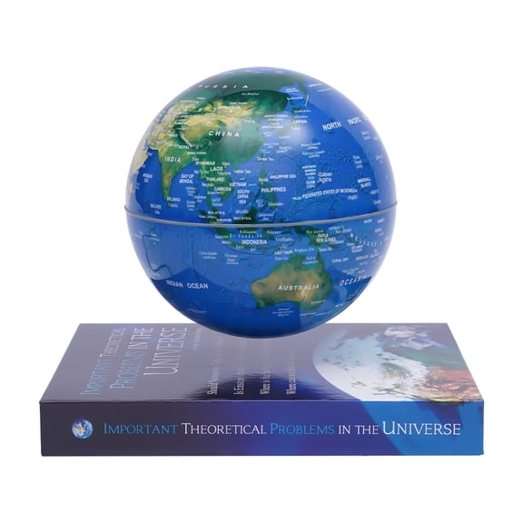 DDBESSIC 5.5'' Magnetic Levitation Floating Globe Rotating Geographic Globe Auto-Rotating Globe for Homes Schools Offices Decor