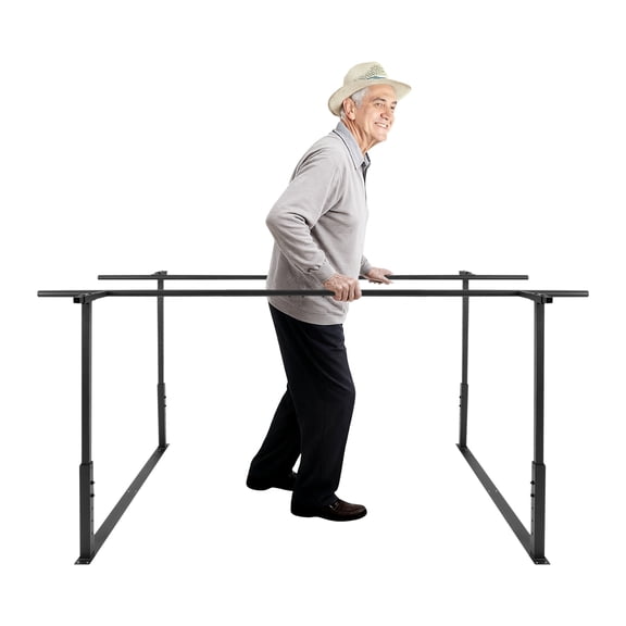 DDBESSIC 7ft Walking Assist Bar with Adjustable Height&Width Parallel Bars for Rehabilitation Walking Balance Issues