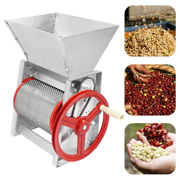 DDBESSIC Commercial Manual Coffee Bean Shelling Machine Hand Crank Coffee Beans Peeling Machine