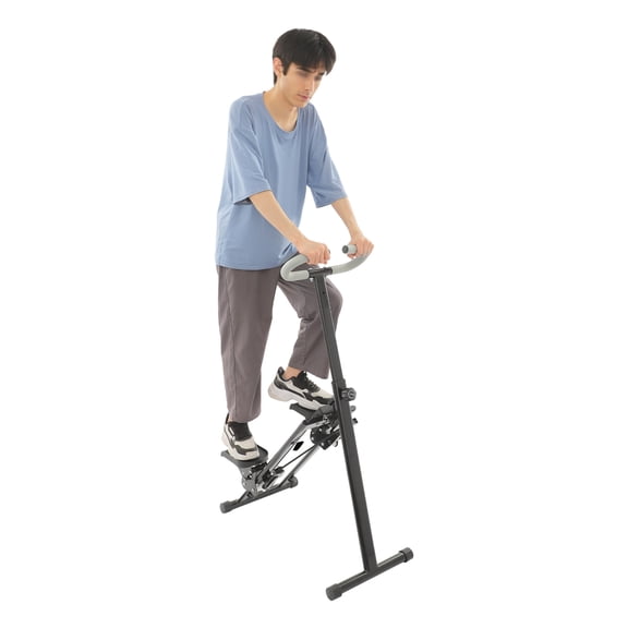 DDBESSIC Foldable Vertical Stair Climber for Full-Body Workout Stair Stepper for Home Office Gym 220lbs Load