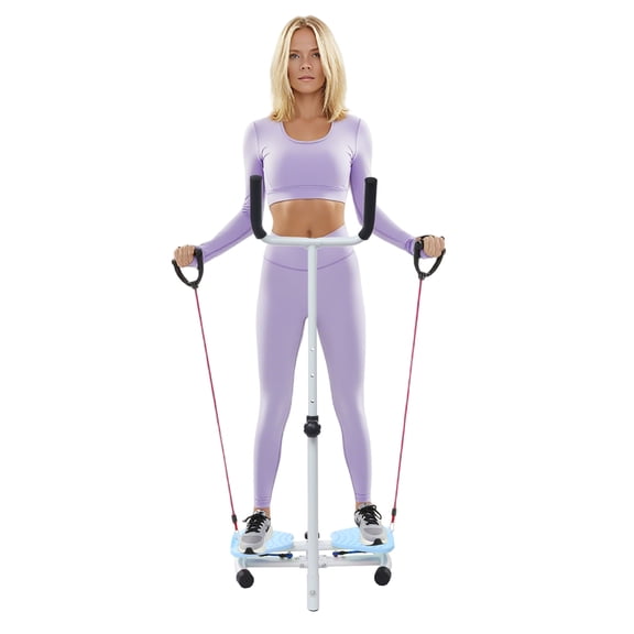 DDBESSIC Waist Twister Board Adjustable Ab Twist Board with Handrail for Home Gym Exercise Purple/Pink/Blue