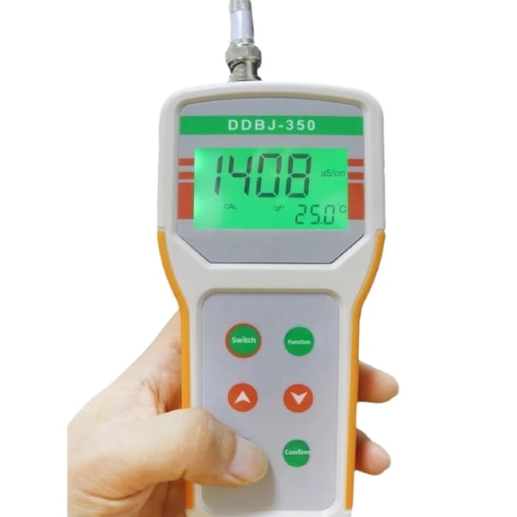 DDBJ-350 Portable Conductivity Meter Digital Water Conductivity Tester for Water Quality Testing