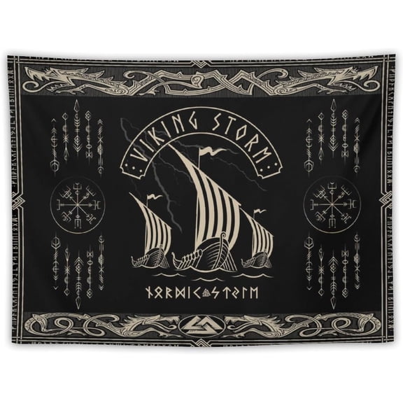 DDCBNS Aztec Tribal Wall Tapestry,Vintage Ethnic American Southwestern Native Style Print Tapestry Wall Hanging Home Décor for Bedroom Living Room Dorm 60" x 40"