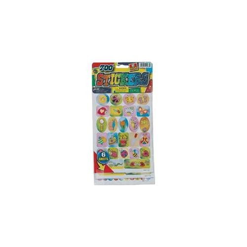DDI 1186371 Stickers 700 Pc Ast. Case Of 12