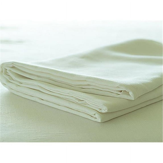 DDI 1221629 White 180 Thread Count Twin Bed Flat Sheets - 4 Side Hem Case Of 48