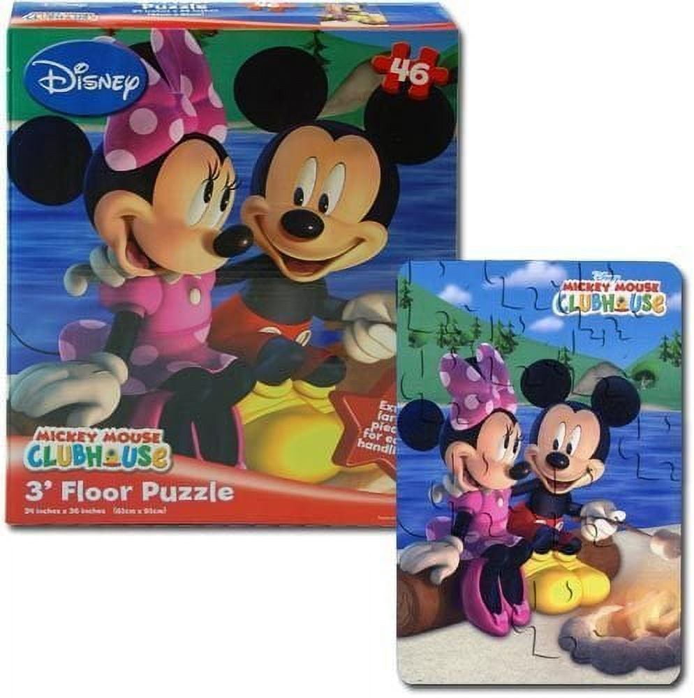 DDI 1272043 Disney Mickey Minnie 46 Pc Jumbo Floor Puzzle Case Of