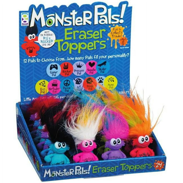 Pencil Toppers: Monster Pencils with Eraser Toppers