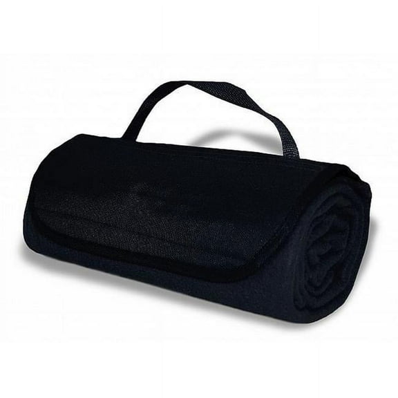 DDI 1856373 Roll Up Blanket, Black - Case of 36