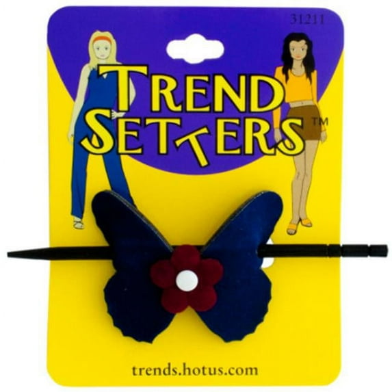 DDI 1879458 Butterfly Hair Clip With Wooden Stick