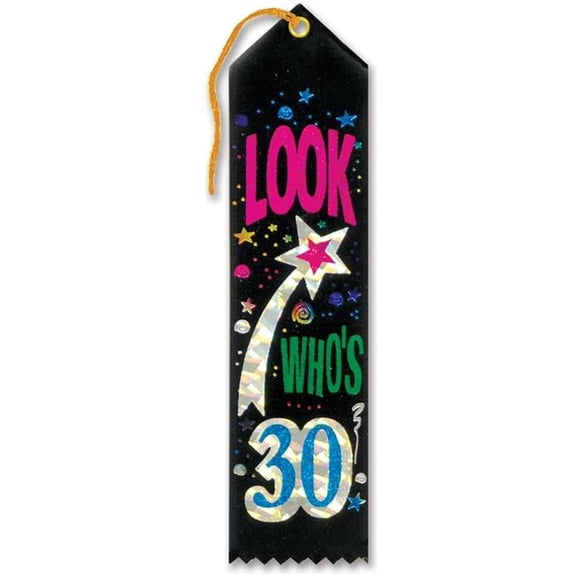 DDI 1908512 Look Who's 30 Award Ribbon Case of 36