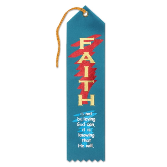 DDI 1908571 Faith Is Knowing That He Will Ribbon Case of 36