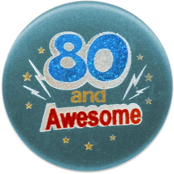 DDI 1908707 80 & Awesome Satin Button Case of 24