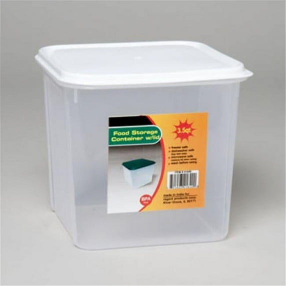 DDI 1909703 Food Storage Container Square 3.5Qt Case of 36