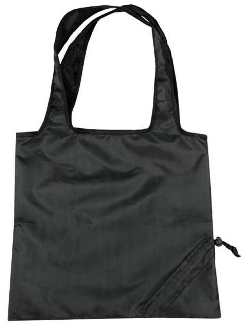 DDI 1923782 Foldable Tote Bag [Black] Case of 72 - Walmart.com