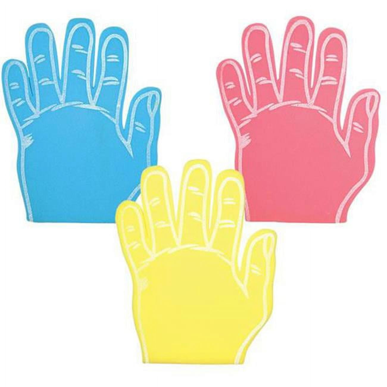 DDI 1924812 High Five Foam Hands Case of 60 - Walmart.com, image size:1300x1300