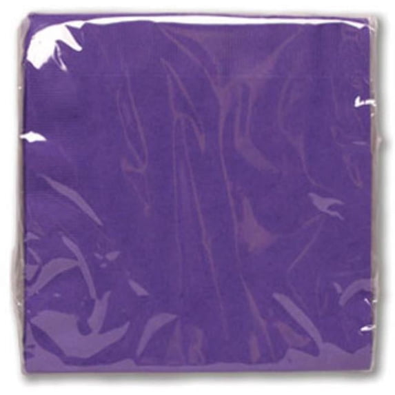 DDI 1998020 Purple Lunch Napkin - 20 count Case of 24