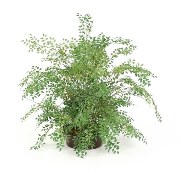 DDI 2020A 38 in. H Silk Smilax in a Rust Finish Round Planter