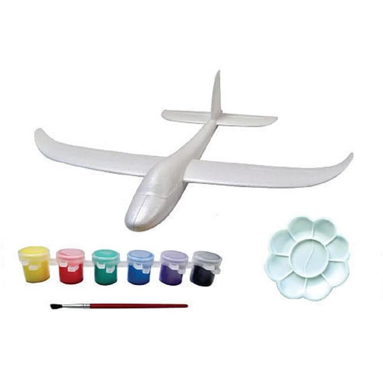 DDI 2122389 Firefox Toys Paint-N-Fly Glider Foam Plane Case of 12 