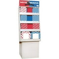thumbnail image 1 of DDI 2133093 DDI Dots & Waves Party Supply Floor Display - Red, Blue & White - 156 Count, 1 of 1