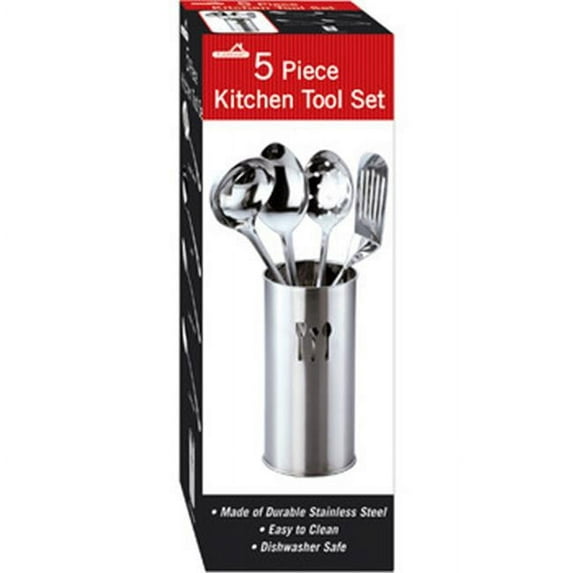 DDI 2134236 5 Piece Stainless Steel Kitchen Tool Set Case of 12