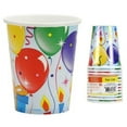 thumbnail image 1 of DDI 2184922 9 oz. Paper Cups - Birthday Balloons Design - 12-Packs Case of 36, 1 of 1