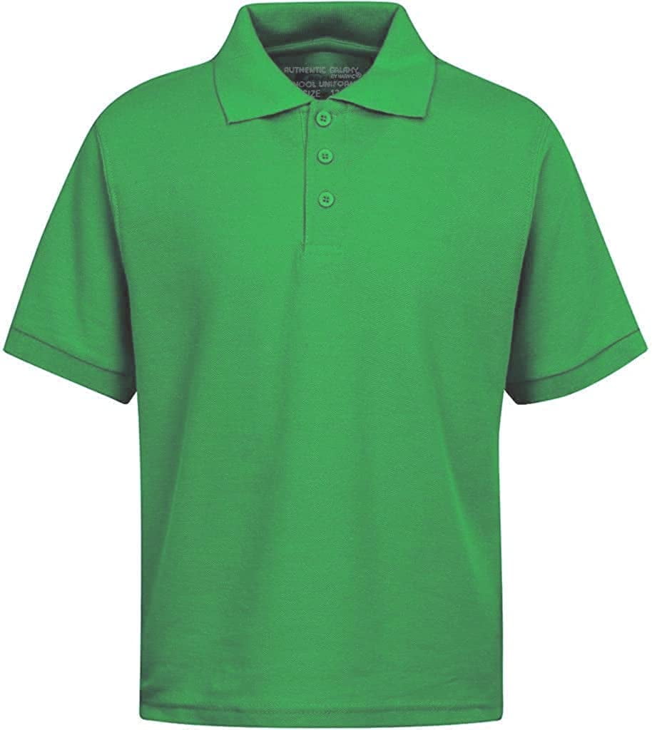 AUTHENTIC GALAXY DDI 2267277 Boys' Kelly Green Short Sleeve Polo Shirt - Size 4 Case of 36