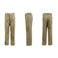 thumbnail image 1 of DDI 2290433 Boys' Khaki Double Knee Flat Front School Uniform Pants - Size 12 Case of 24, 1 of 1