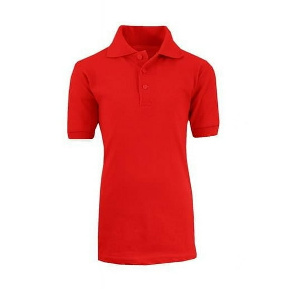 DDI 2290492 Boys' Red School Uniform Polo Shirt - Size 8 Case of 36