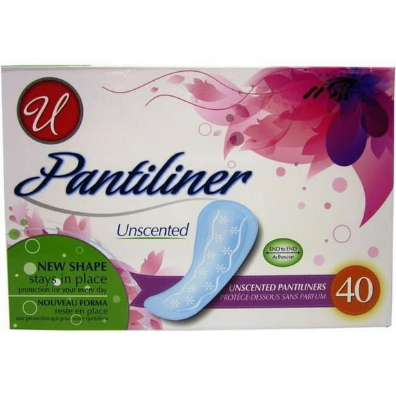DDI 2290652 Unscented Pantiliners 40 Count Case of 36