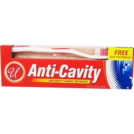 DDI 2290672 6.4 oz Anti Cavity Toothpaste with Toothbrush - Case of 48