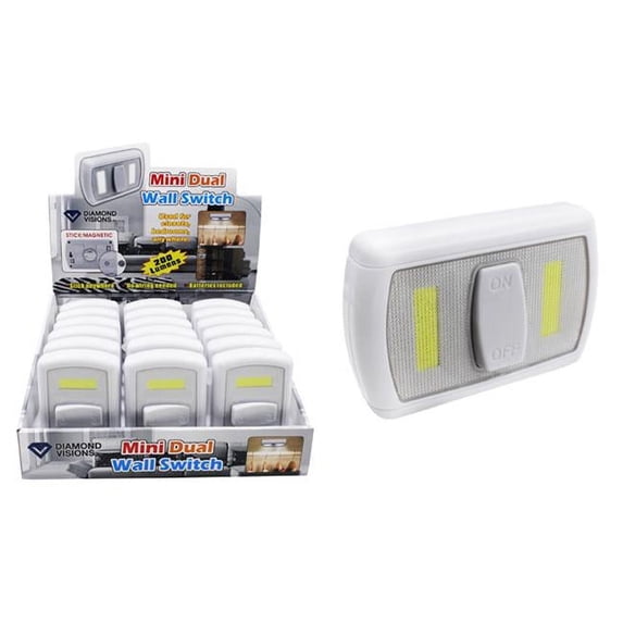 DDI 2291798 Mini Dual Wall Switch Case of 18