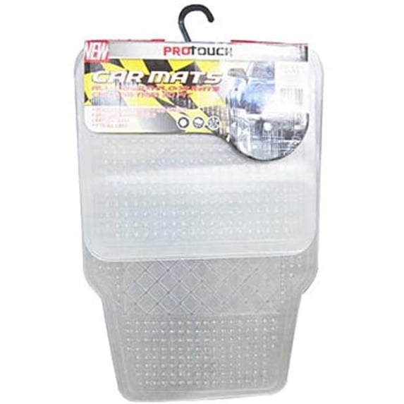 DDI 2316231 Clear Pvc Car Mats - 4 Piece Case of 12