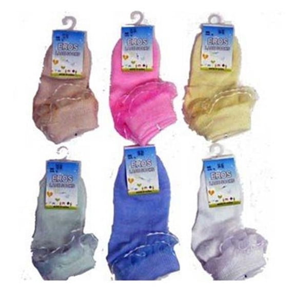 DDI 2317058 Girl's White Lace Ruffle Ankle Socks Case of 48