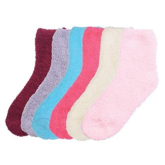 DDI 2323023 Light Colors Adult Cozy Soft Crew Socks (9-11) Case of 60