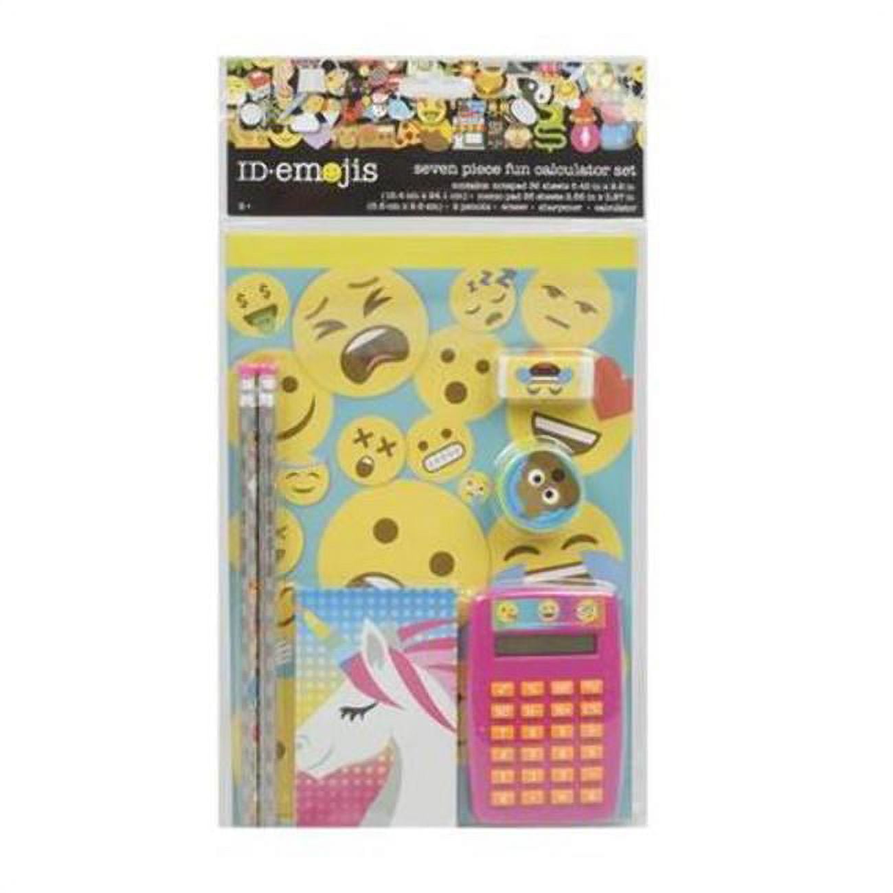 DDI 2323482 Emoji Calculator Set 7 Piece Case of 12 12 Per Pack