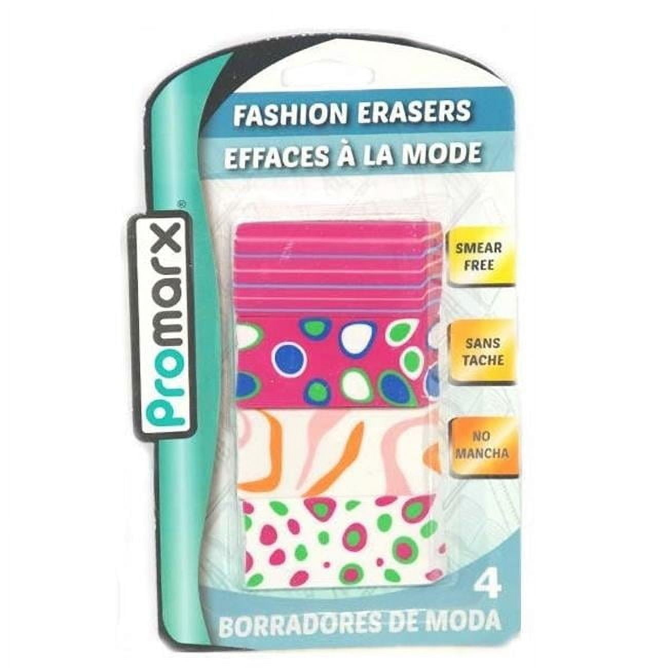 DDI 2324290 Promarx Fashion Wedge Erasers - 48 Count 4 Piece Case of 48