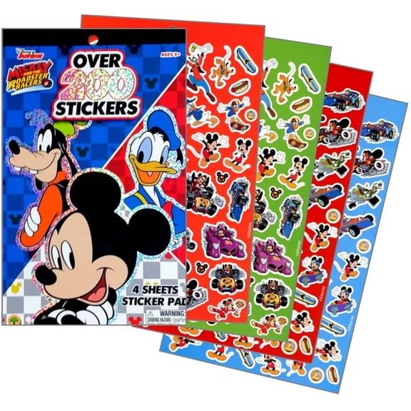Foil Cover Sticker Pad (200ct) - Mickey