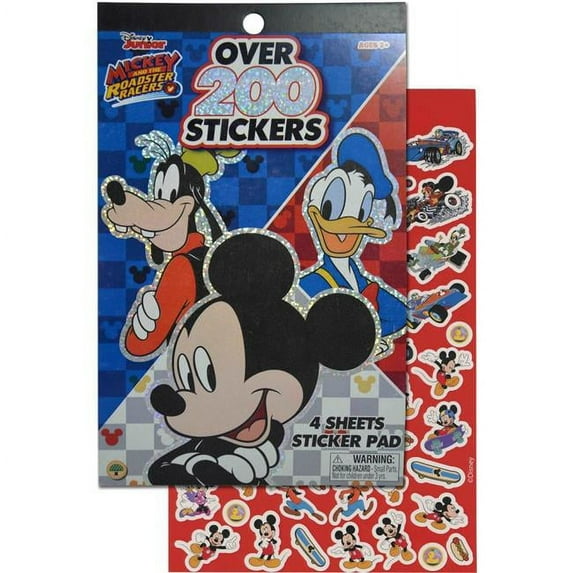 DDI 2325642 Mickey 4 Sheet Foil Cover Sticker Pad - Case of 288