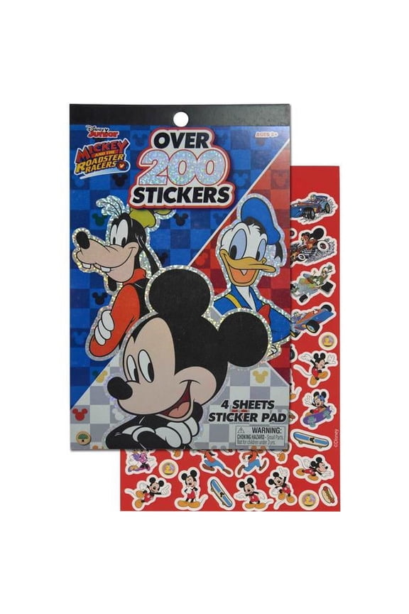 DDI 2325642 Mickey 4 Sheet Foil Cover Sticker Pad - Case of 288