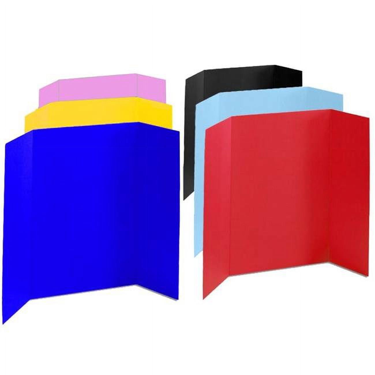 DDI 2327107 Folding Foam Display Board Assorted Colors Case of 48