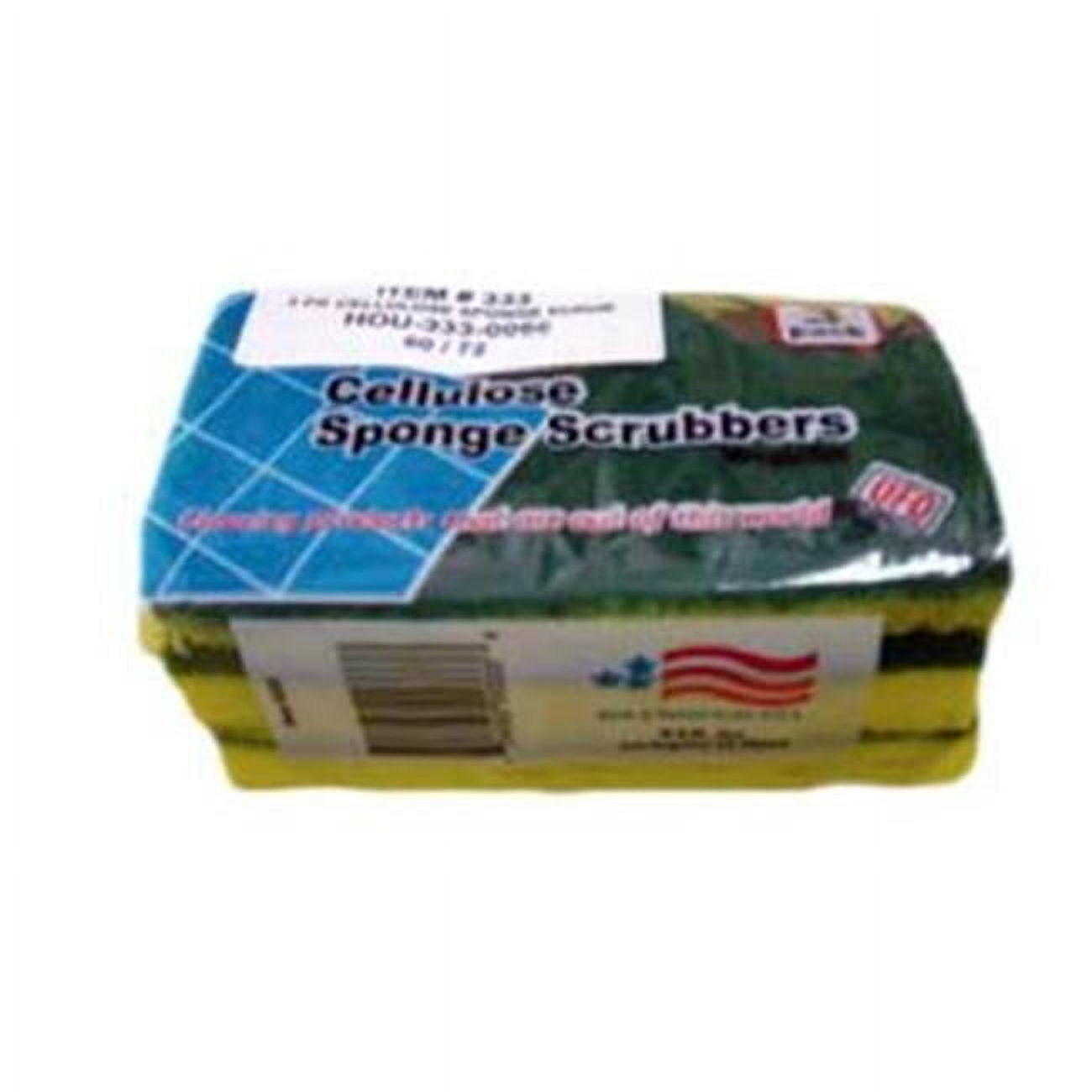 DDI 2328115 UFO Brand Cellulose Sponge Scrubber 3 Pack Case of 60