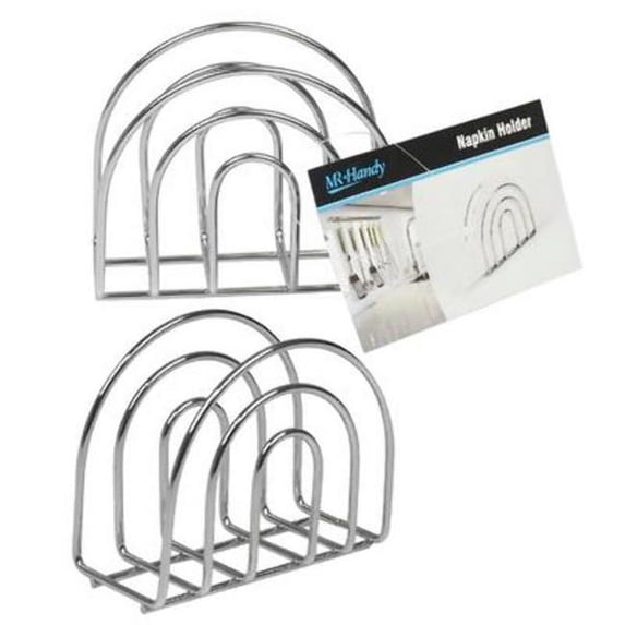 DDI 2328305 Chrome Plated Circular Napkin Holder, Chrome - Case of 46